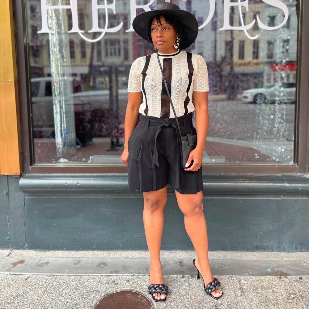 🌞🌞MANGO pleated Dress shorts